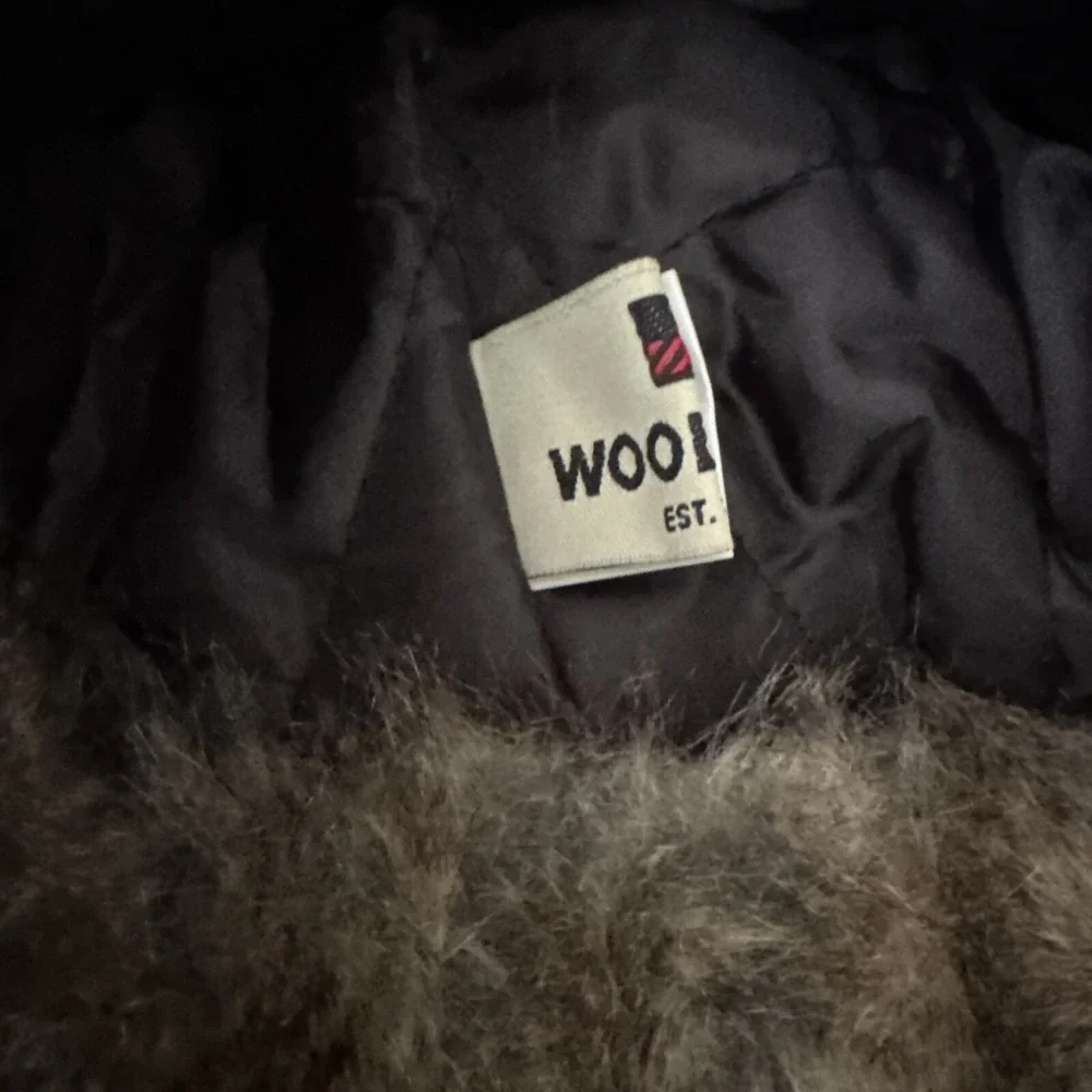 Woolrich Faux Fur Wool Blend Trapper Hat  Plaid Unisex Small Medium Lined Red